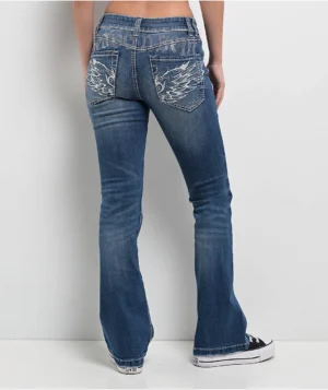 Roning By Benjart Alyssia Blue Wash Bootcut Jeans