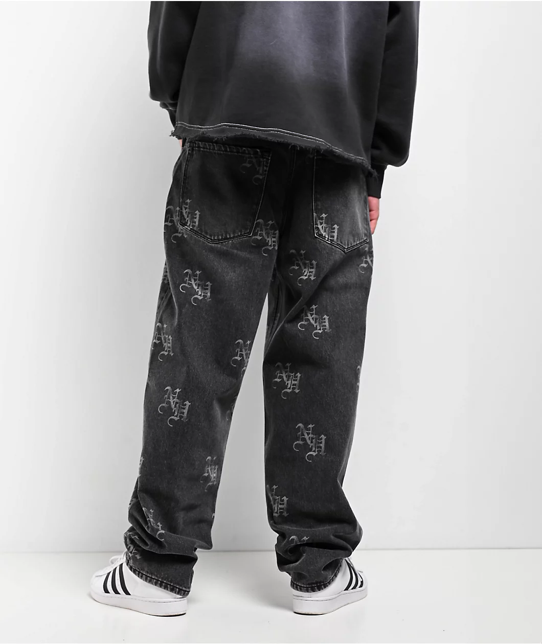 Roning By Benjart Ambush Black Wash Loose Fit Jeans - Image 2