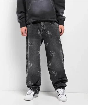 Roning By Benjart Ambush Black Wash Loose Fit Jeans