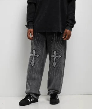 Roning By Benjart Ambush Glory Black Wash Loose Fit Jeans