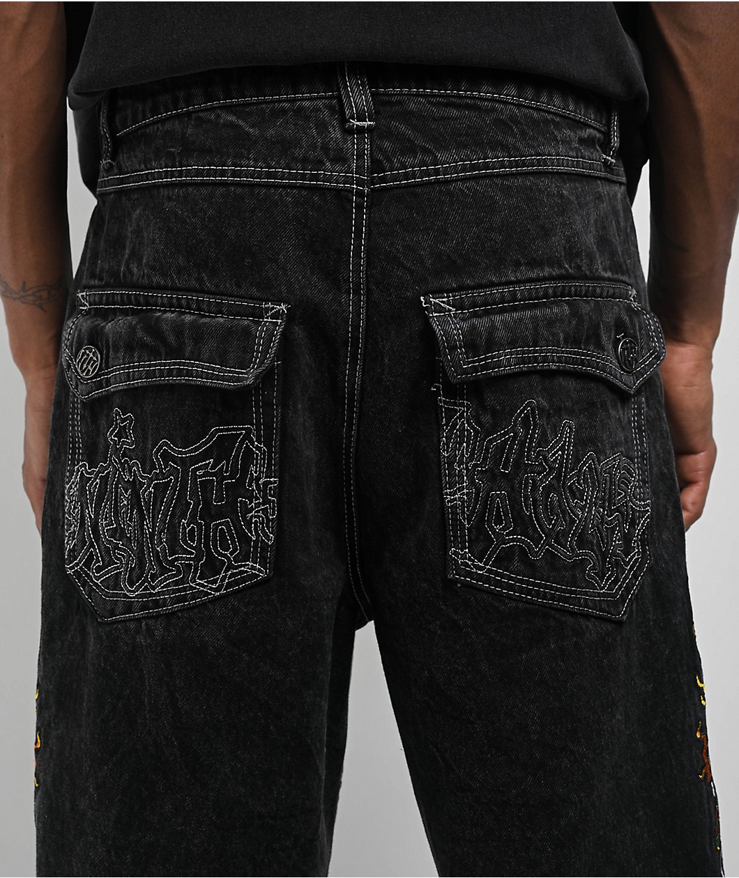 Roning By Benjart Ambush Panther Black Wash Jeans - Image 2