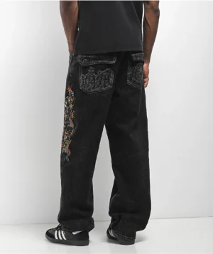 Roning By Benjart Ambush Panther Black Wash Jeans