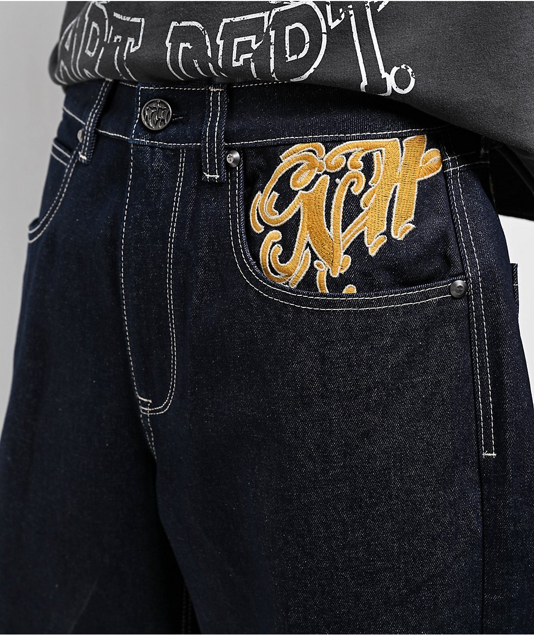 Roning By Benjart Ambush Tiger Raw Indigo Loose Fit Jeans - Image 2
