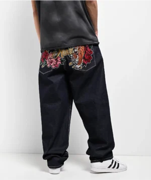 Roning By Benjart Ambush Tiger Raw Indigo Loose Fit Jeans