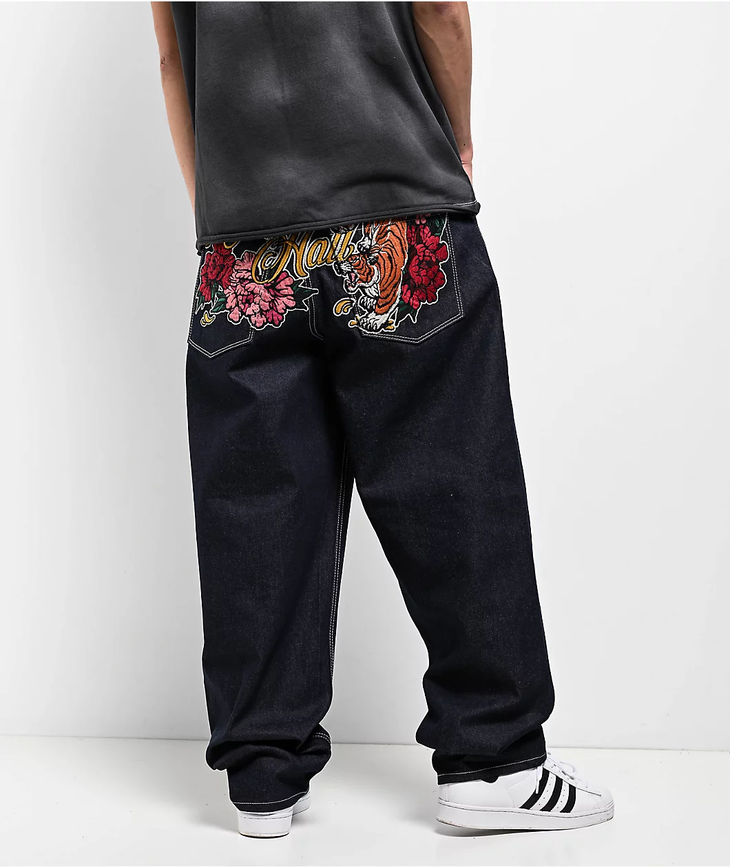 Roning By Benjart Ambush Tiger Raw Indigo Loose Fit Jeans