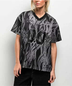 Roning By Benjart Avery 00 Black & Grey Football Jersey