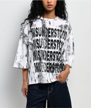 Roning By Benjart Ciara Misunderstood Washed White T-Shirt