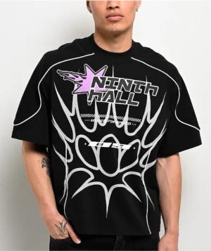 Roning By Benjart Criminal Jersey Black Crop T-Shirt