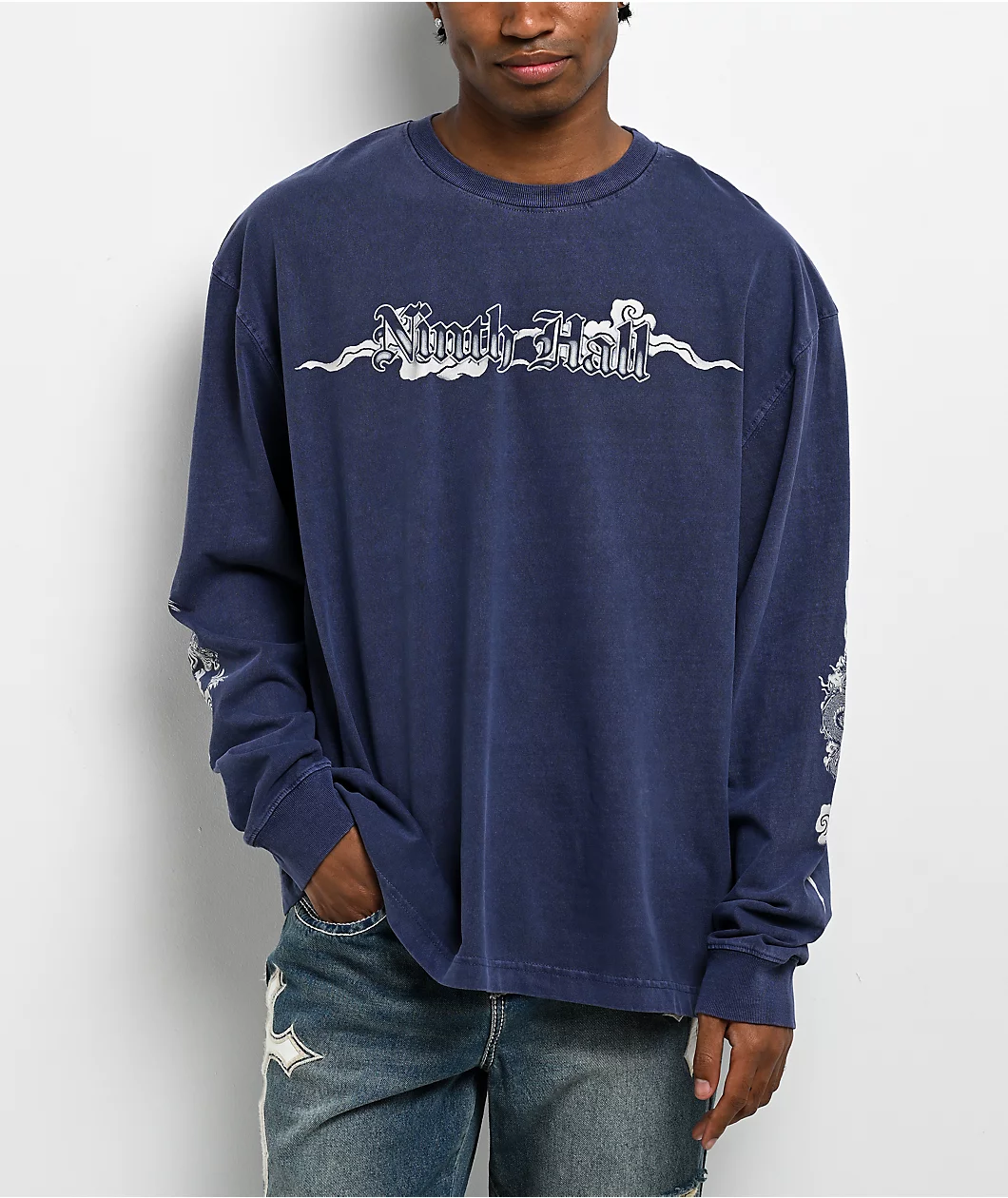 Roning By Benjart Fated Rivalry Blue Long Sleeve T-Shirt - Image 2