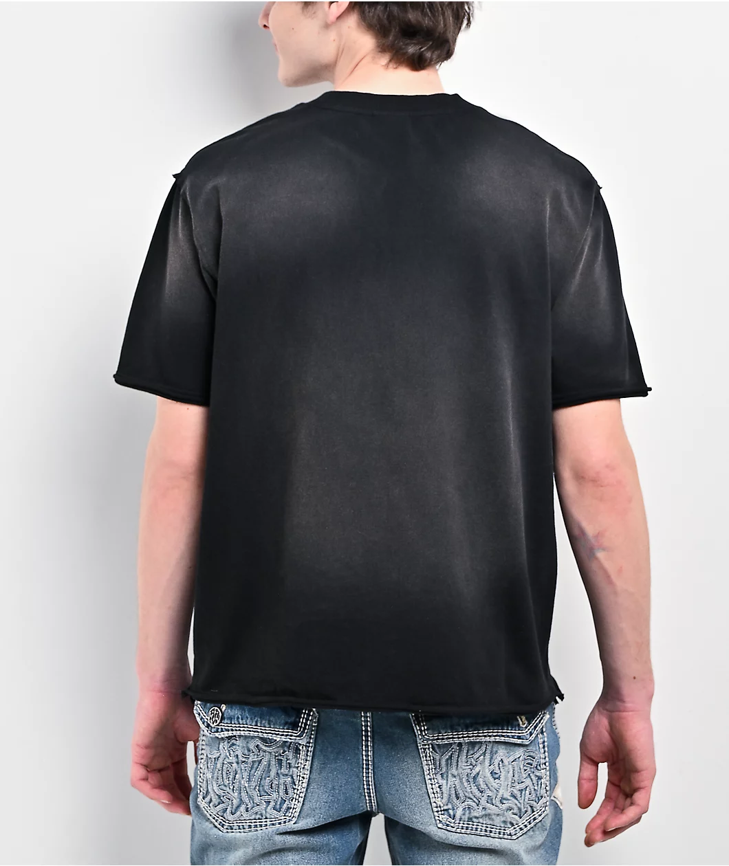 Roning By Benjart Fein Black Wash T-Shirt - Image 2