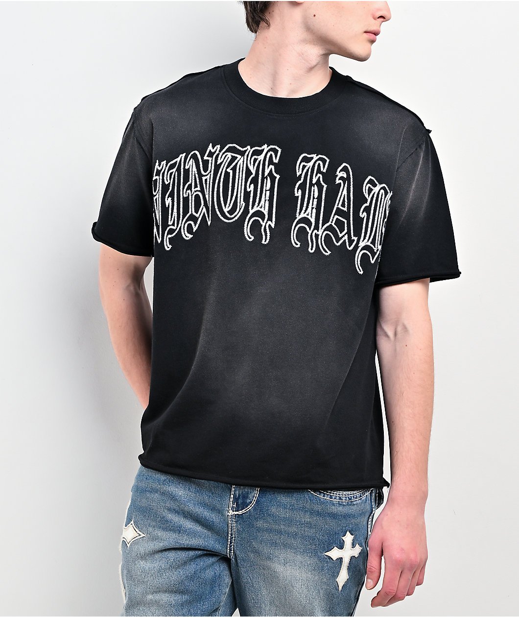 Roning By Benjart Fein Black Wash T-Shirt