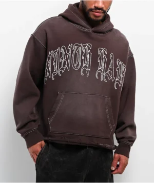 Roning By Benjart Fein Brown Hoodie