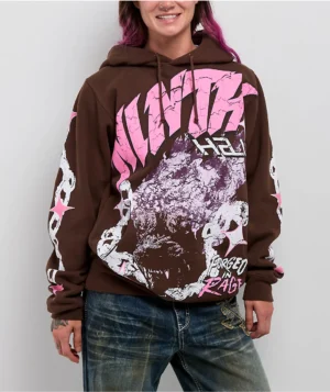 Roning By Benjart Forged In Rage Brown Hoodie