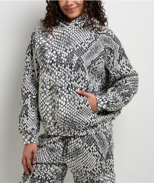 Roning By Benjart Fundamentals Wichita Snake Black & Off White Hoodie