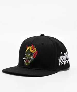 Roning By Benjart High Profile Dragon Black Snapback Hat