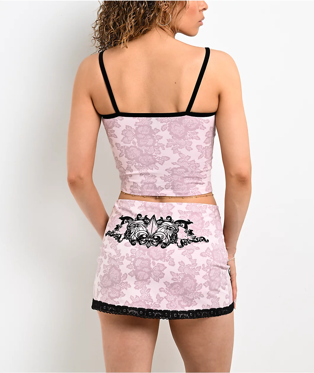 Roning By Benjart Kerri Pink-A-Boo Crop Tank Top (Complete SET) - Image 2