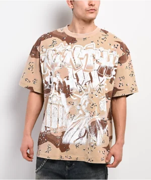 Roning By Benjart Liberty Status Desert Camo T-Shirt