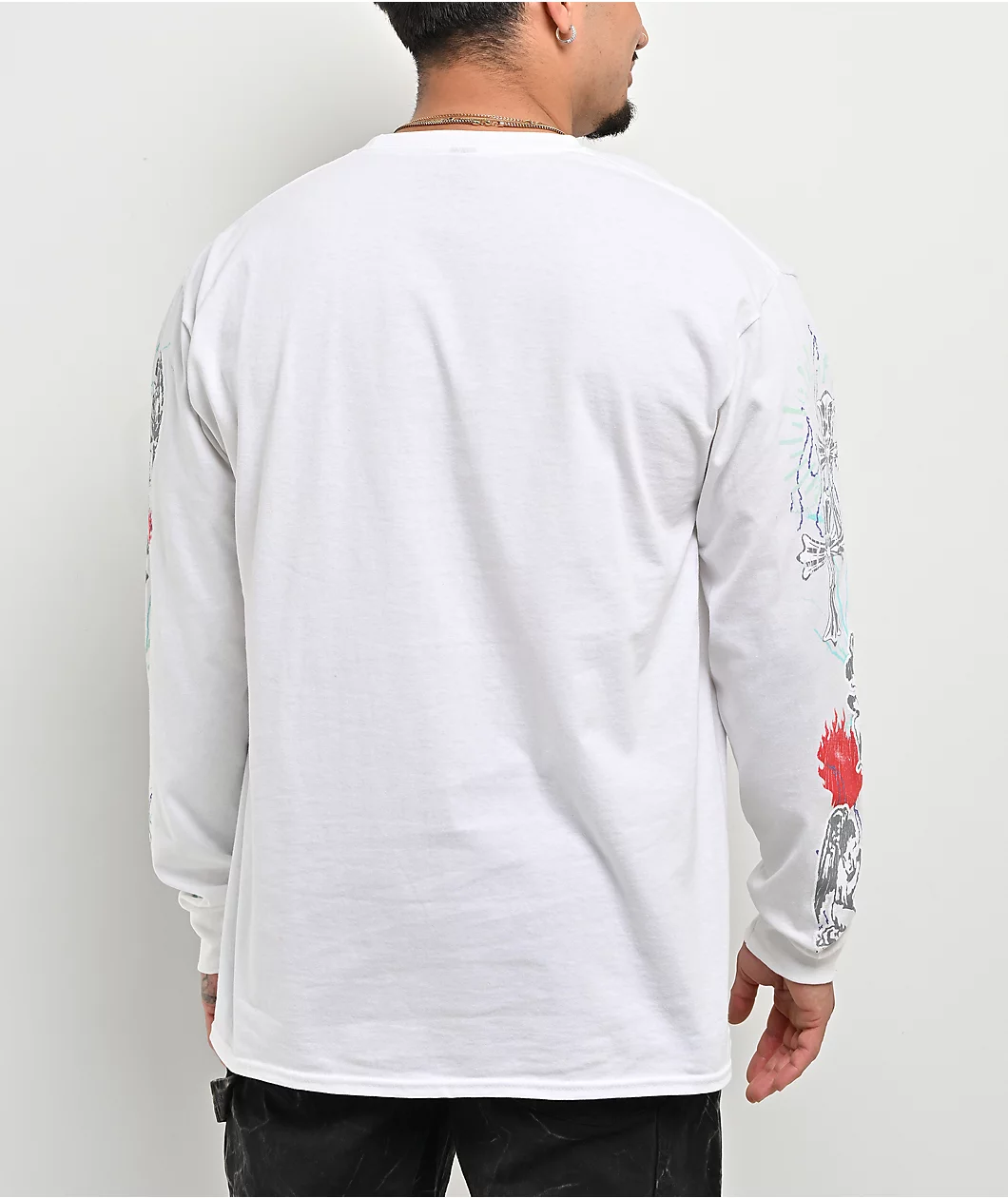 Roning By Benjart Maxxxed Out White Long Sleeve T-Shirt - Image 2