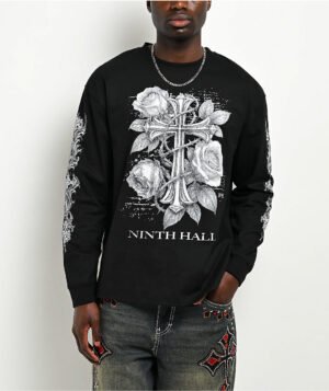 Roning By Benjart Mother Mary Black Long Sleeve T-Shirt
