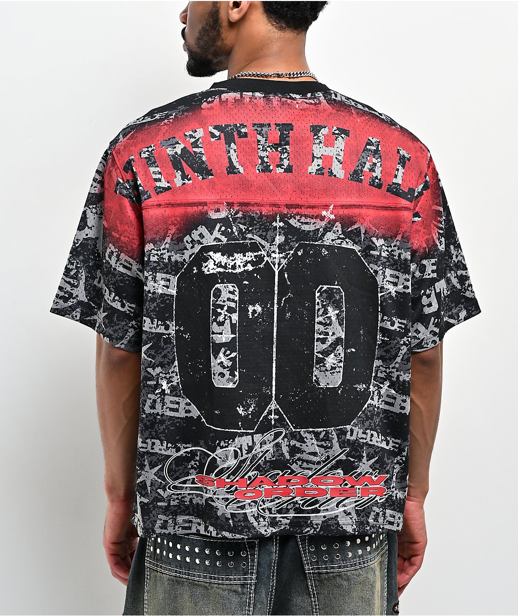 Roning By Benjart Reject Black Crop Football Jersey - Image 2
