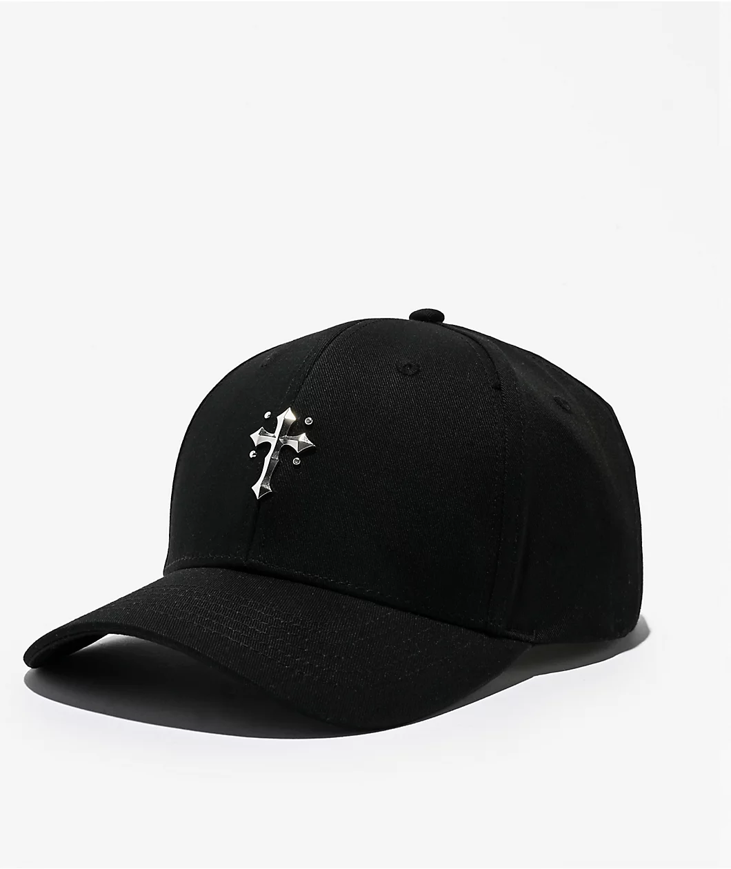 Roning By Benjart Simple Cross Black Snapback Hat