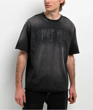 Roning By Benjart Stone Fein Black Wash T-Shirt