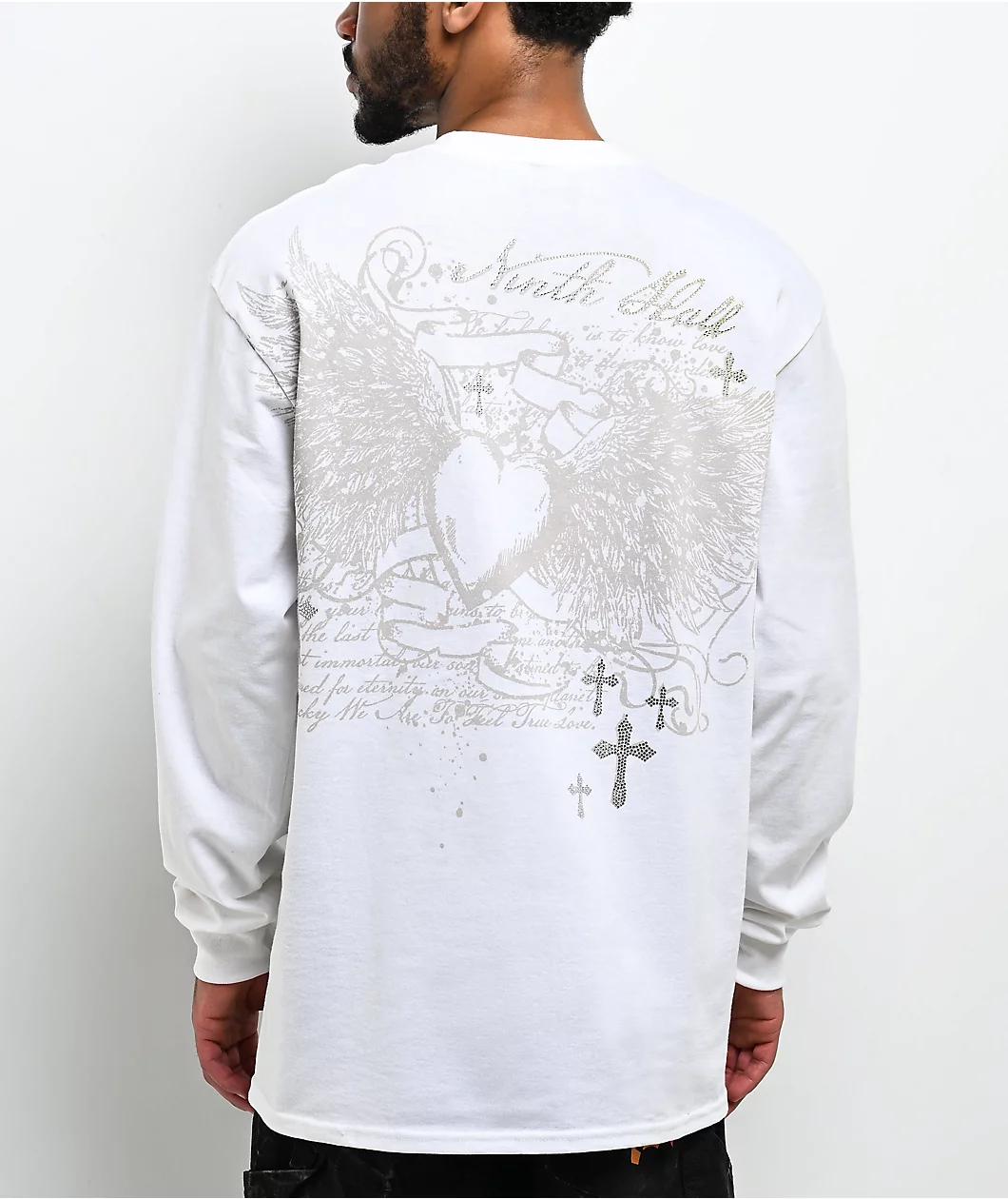 Roning By Benjart Y2K Rival White Long Sleeve T-Shirt - Image 2